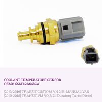 Coolant Temperature Sensor for Ford TRANSIT VM VO CUSTOM VN 2.2L 10-18 DIESEL VAN BUS