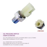 OIL PRESSURE SWITCH FOR FORD FALCON BA BF FG 6CYL &amp; V8 XR6 XR8 E-GAS &amp; TURBO