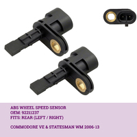 2 x Rear ABS Wheel Speed Sensor 92211237 For Holden Commodore VE Statesman WM